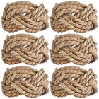  6 Pcs Dinner Party Table Accessories Napkin Holders for Tables Straw Rings