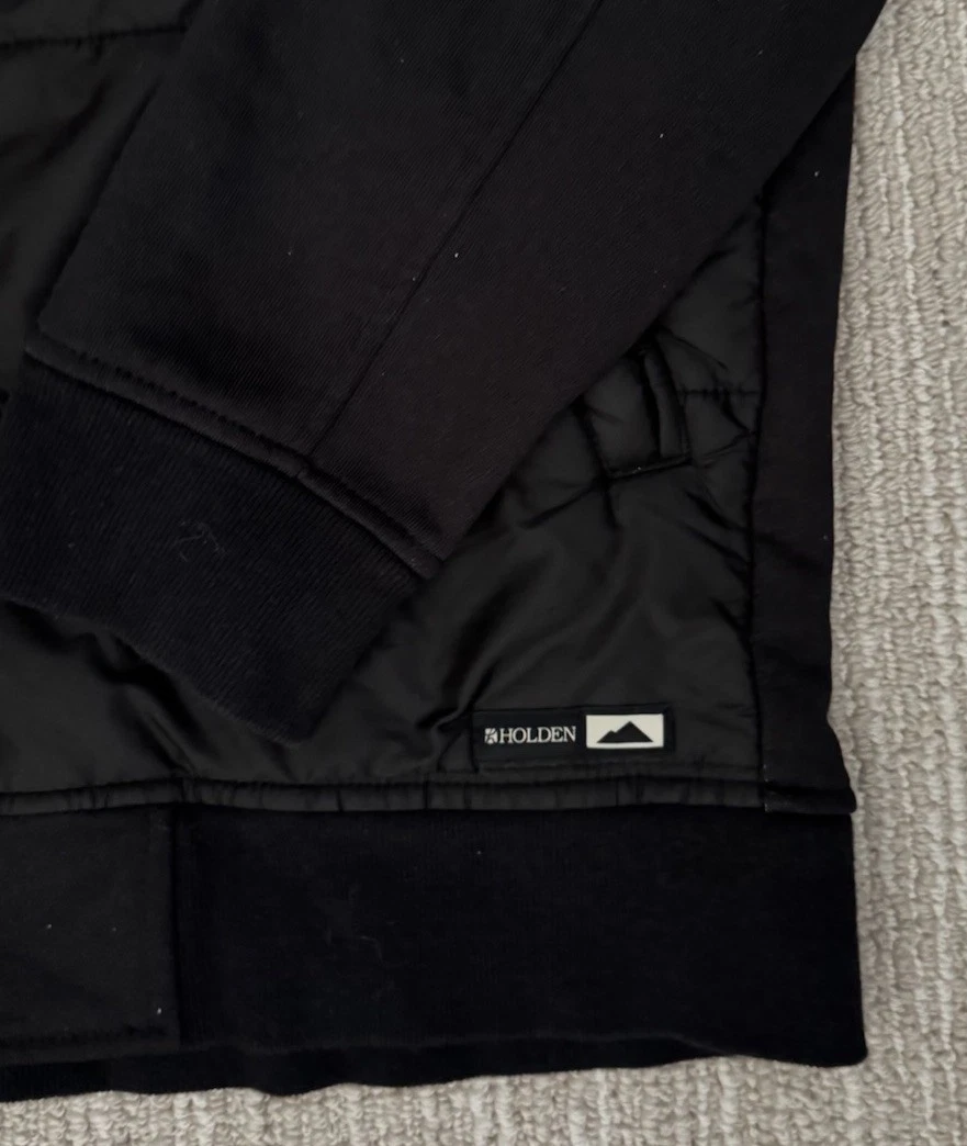 Holden Penmar Black Nylon Sweat  Insulated Men Jacket Size XL Full zip Outerwear image 6