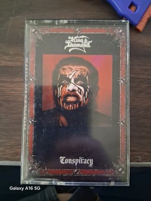 King Diamond Conspiracy Cassette Album 1989 Roadracer Metal RRC 9461 White