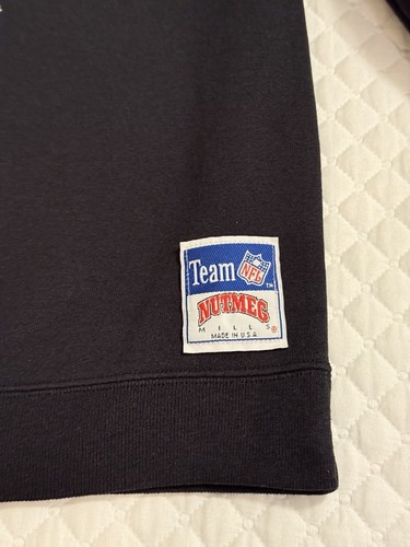 VTG 90's Cleveland Browns Nutmeg Mills Crewneck Sweatshirt Embroidered USA XL - Picture 2 of 8
