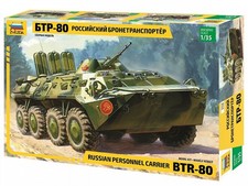 ZVEZDA 3558 1/35 Russian Armored Personnel Carrier BTR-80   Plastic Model Kit