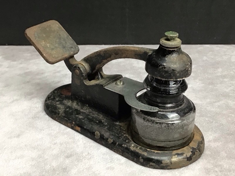 1930 Theo. Alteneder & Sons,  Draftsman Ink Stand, with bottle,  Architect Tool