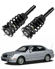 Pair Front Complete Strut & Coil Spring Assembly For 2000-2005 Hyundai Sonata