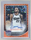 Devin Carter 2025 Bowman Chrome #BCA-DC Orange Geometric Refractor Auto /25