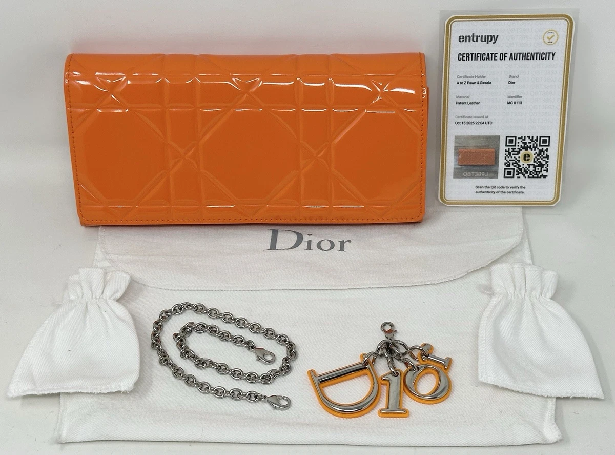 Dior Patent Leather Folding Wallets for Women for sale | eBay display picture 1
