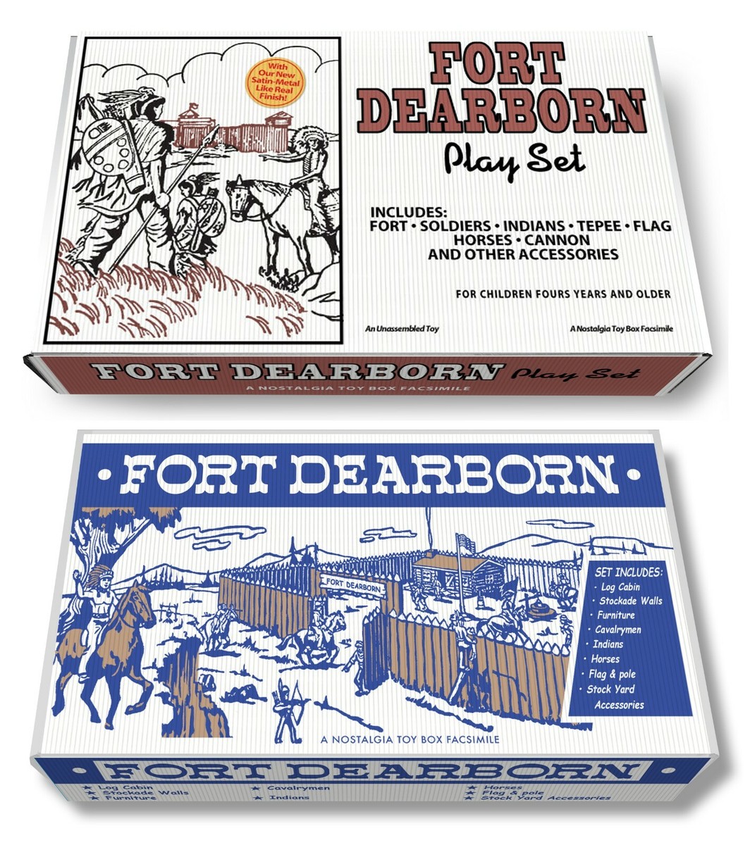 Marx Fort Dearborn Play Set Box | eBay