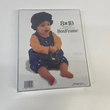 MCS Industries Inc 8"x10 BOX FRAME Acrylic Plastic Picture Clear Vintage NOS