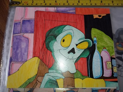 Tales from the Crypt Keeper Animierte Originalzeichnung 