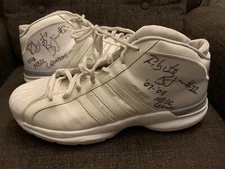 Roberto Bergersen Idaho Stampede 2007 Boise State BSU Basketball Game Used Shoes