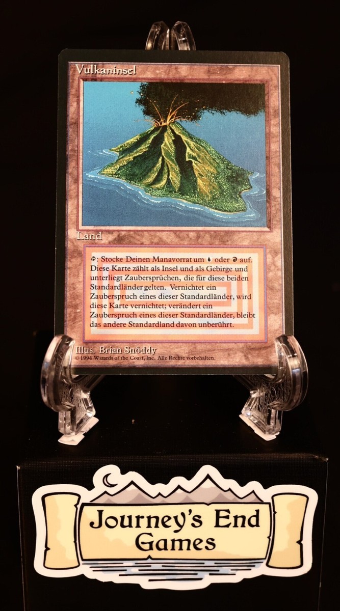 Volcanic  ドイツ語 FBB 黒枠 MTG Volcanic Island ドイツ語 黒枠 FBB - メルカリ