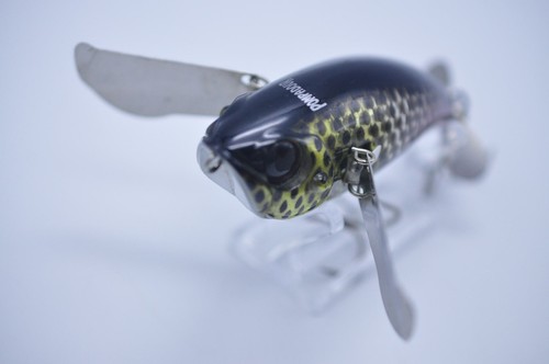 Jackall Pompadour 79mm 24g Topwater Noisy Black IS Pirarucu Very Good+
