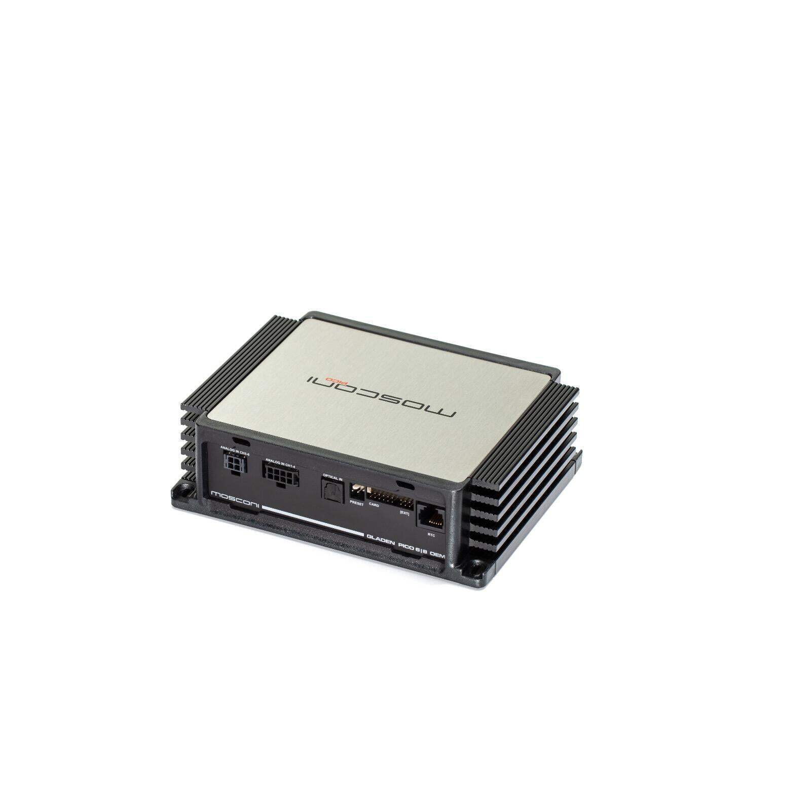 Mosconi Pico 6 | 8 DSP Amp 6 Channel Amplifier with 8 Channel DSP Up to 440w