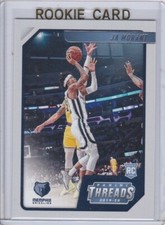 JA MORANT ROOKIE CARD 2019/20 Panini Threads Basketball MEMPHIS GRIZZLIES RC