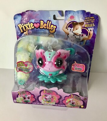 Pixie Belles - Rosie (Pink) - Interactive Electronic Pet with Bonus Tail, New!!
