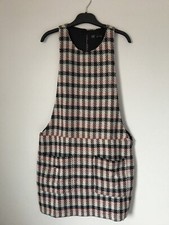 Zara Metalic Tweed Pinafore Dress - Size XS - New With Tag