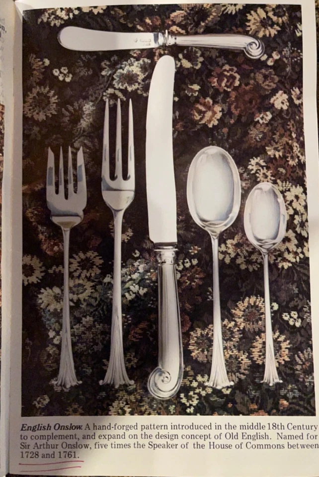 GEORGIAN HOUSE " ENGLISH ONSLOW " STERLING SILVER 77PCS - Image 3 of 4