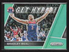 2017-18 Panini Prizm #GH-BB Bradley Beal Get Hyped! Prizms Green