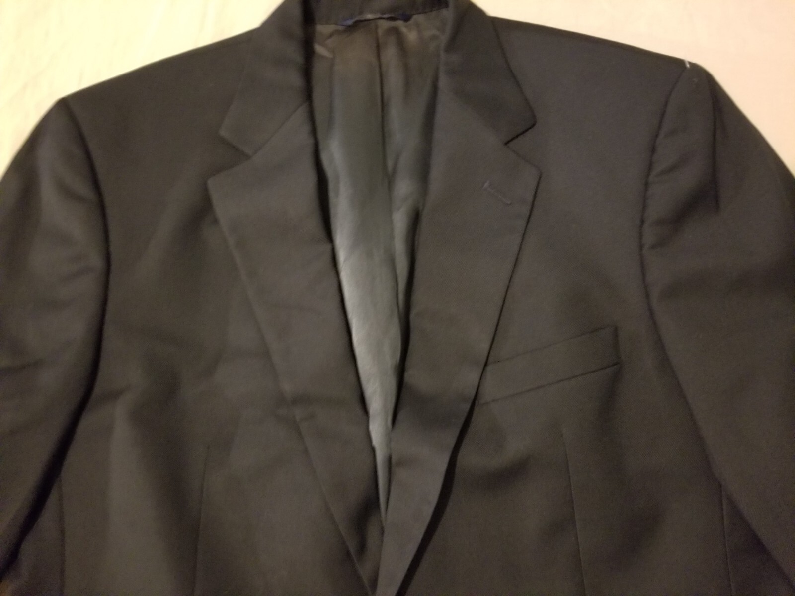 Mens Brooks Brothers Wool Jacket 41L Navy Blue Blazer eBay