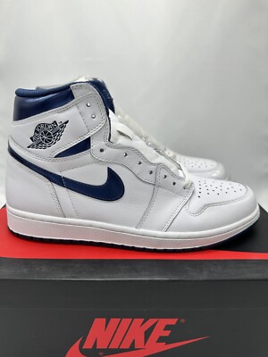 Size 10 - Jordan 1 Retro High OG Metallic Navy 2016 Ds og all authenticated 