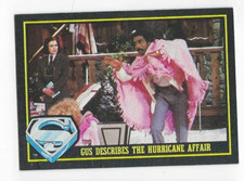 1983 TOPPS SUPERMAN III GUS DESCRIBES THE HURRICANE AFFAIRS #44