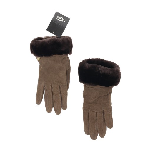 UGG Women's Leather Sheepskin Vent Gloves with Conductive Tech