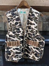 Vintage Game Winner Sportwear Duck Camouflage Hunting Vest Medium