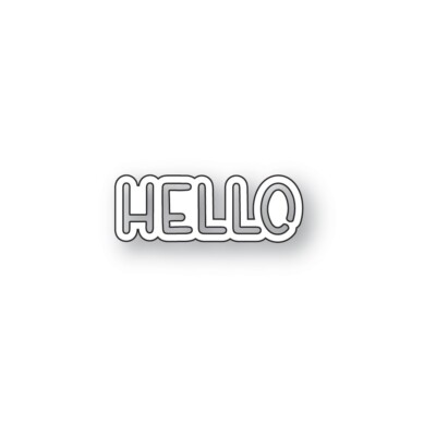 Memory Box Hello Marker Script Craft Die