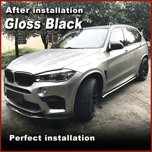 Glanz Schwarz Seitenschweller Side Skirt Ansätze Für BMW F86 X6M F85 X5M 2014-18 - Bild 2 von 9