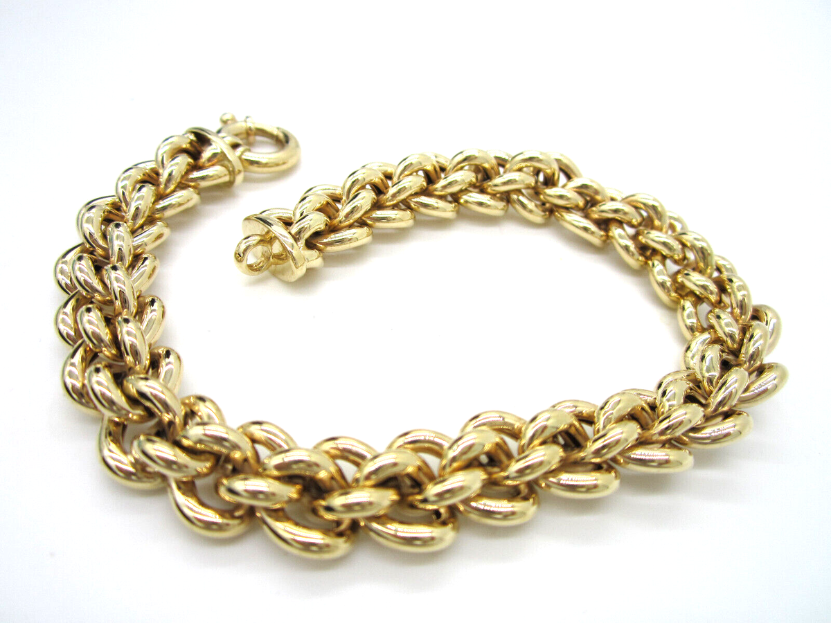 Estate Gorgeous Vintage ZRW Bright 14k Yellow Gold 19.3 Gram Thick