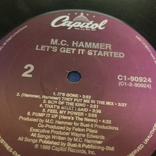 M.C. Hammer   Lets Get It Started - 12 VINYL ...