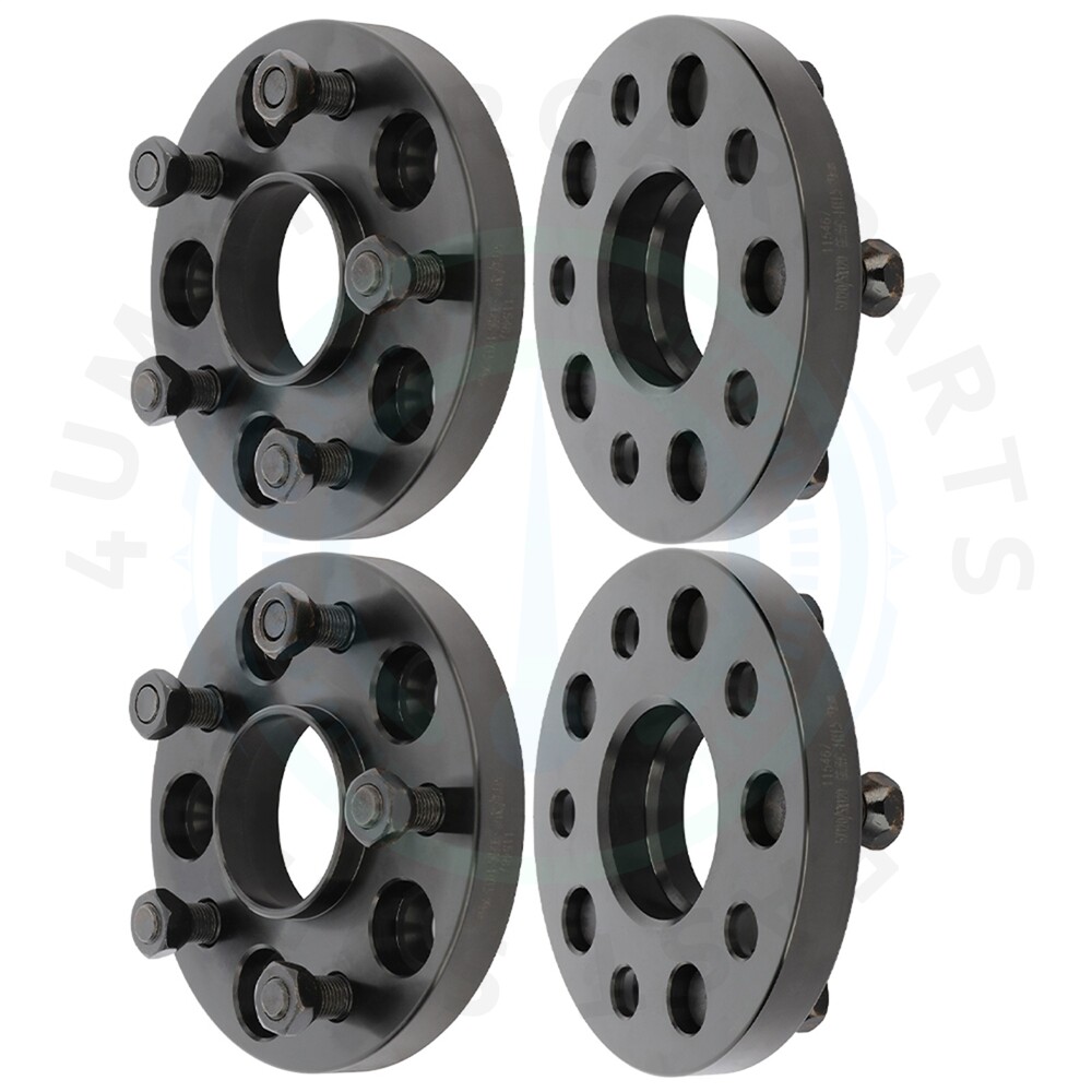 For Chevrolet Camaro 4 pcs Black Hub Centric 20 mm Wheel Spacers 5x120