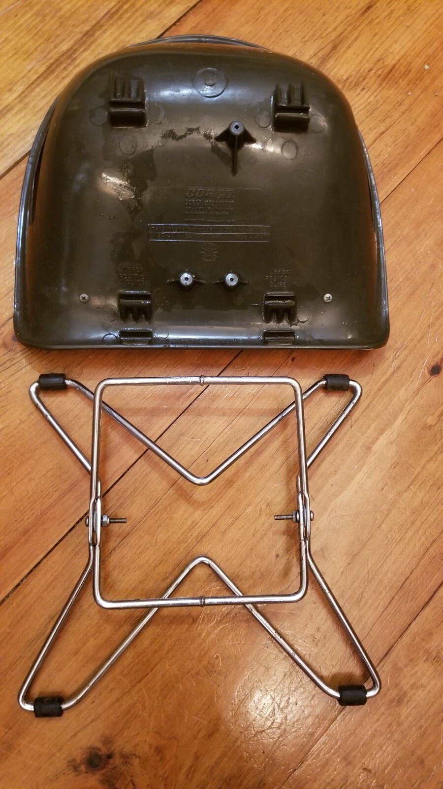 Vtg. Mid Century Costco Childs Eames Style Plaid Booster Chair Adjustable eBay