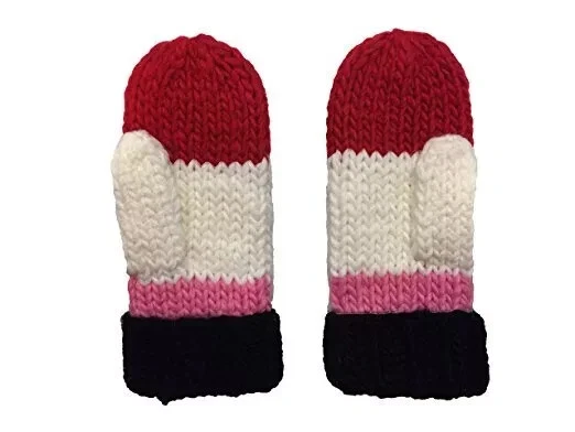 Guantes Kate Spade New York para mujer tejidos a mano bloques de colores nuevos con etiquetas talla única Foto 2 de 2