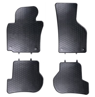 Gummifußmatten Set für VW Golf 5 6 Jetta 3 Scirocco Automatten Gummimatten Fußma