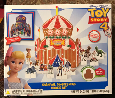 NEW SEALED! Disney Pixar  TOY STORY 4   Carnival Gingerbread Cookie Kit! Rare