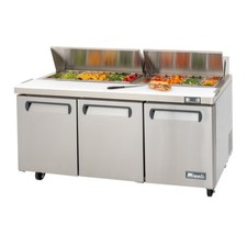 Migali C-SP72-18-HC Three Door Sandwich Salad Prep Table