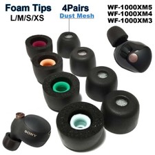 Memory Foam Ear Tips for Sony WF-1000XM5 WF-1000XM4 WF1000XM3 Earbuds Eartips