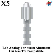 5pcs Dental Oss tem TS Compatible Lab Analog For Multi Abutment