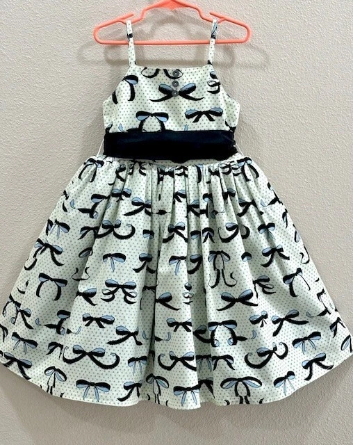 Vestido de fiesta urraca y mabel niñas talla 6 años Foto 2 de 4