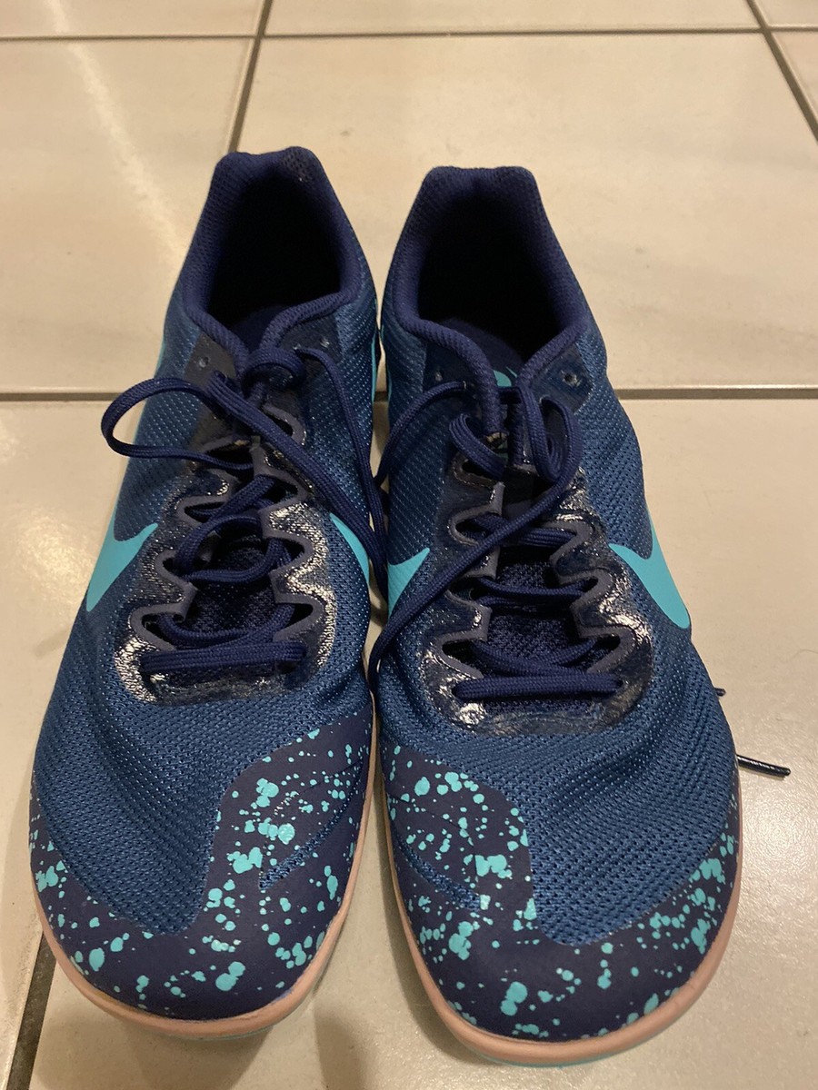 Nike Zoom Rival D 10 Distance Spikes Blue Jade Taupe 907566  display picture 3