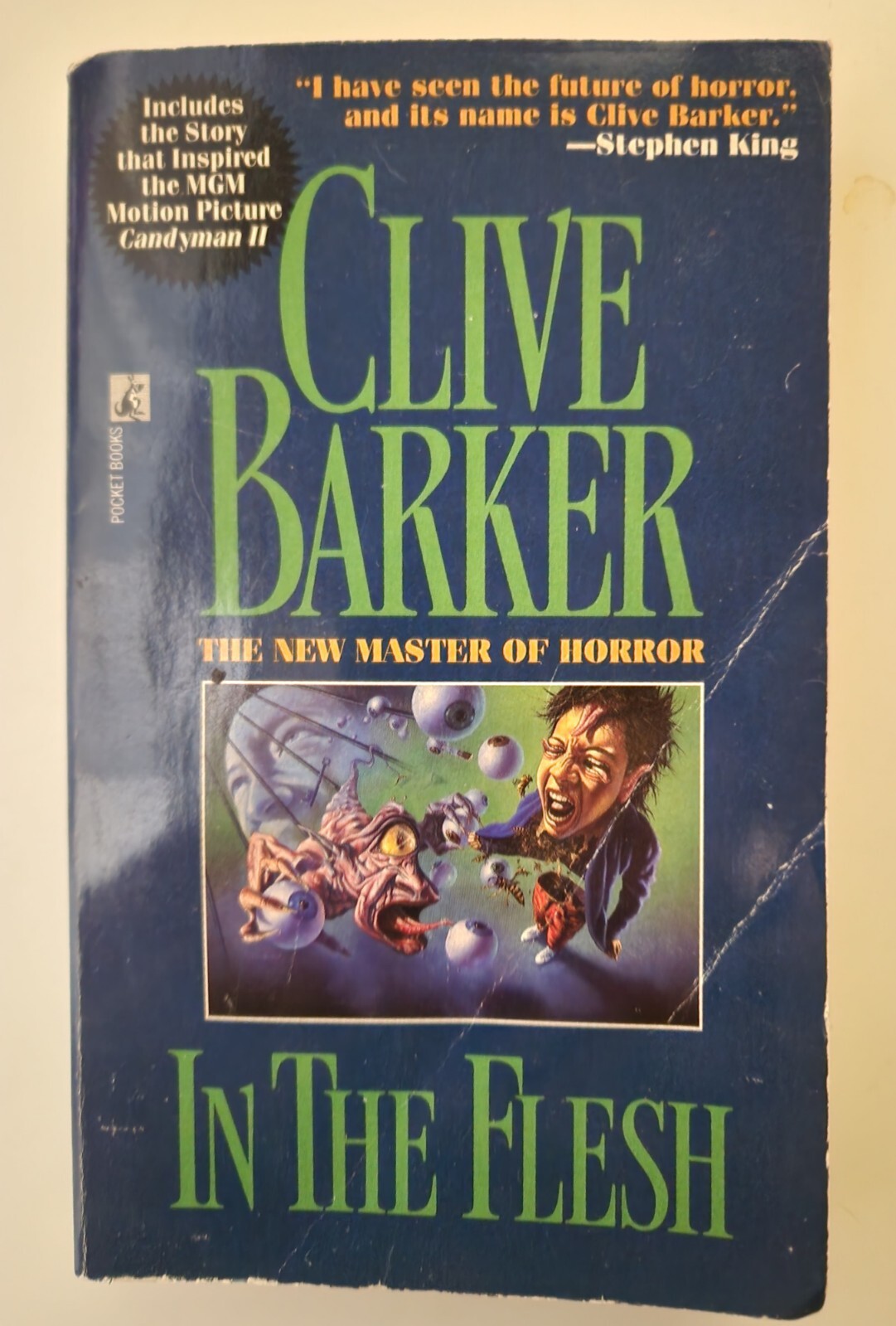 In the Flesh by Clive Barker a paperback book novel. CANDYMAN