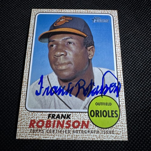 2017 Topps Heritage Real One Autograph Frank Robinson Baltimore Orioles ROA-FOR