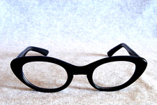 imperial usa vintage 1950's cats eye eyeglass frames 42-20- 5-1/4