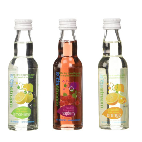 SodaStream Natural Unsweetened Water Flavor Essence Lemon Lime Orange