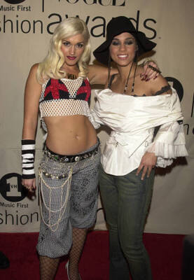 Gwen Stefani with Alicia Keys wearing Gianfranco Ferre- Old Photo
