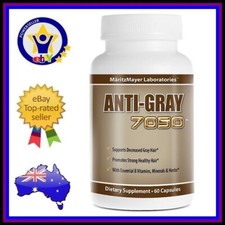 ANTI GRAY 7050 Maritz Mayer Grey Hair Vitamins Catalase Hair Loss Supplement