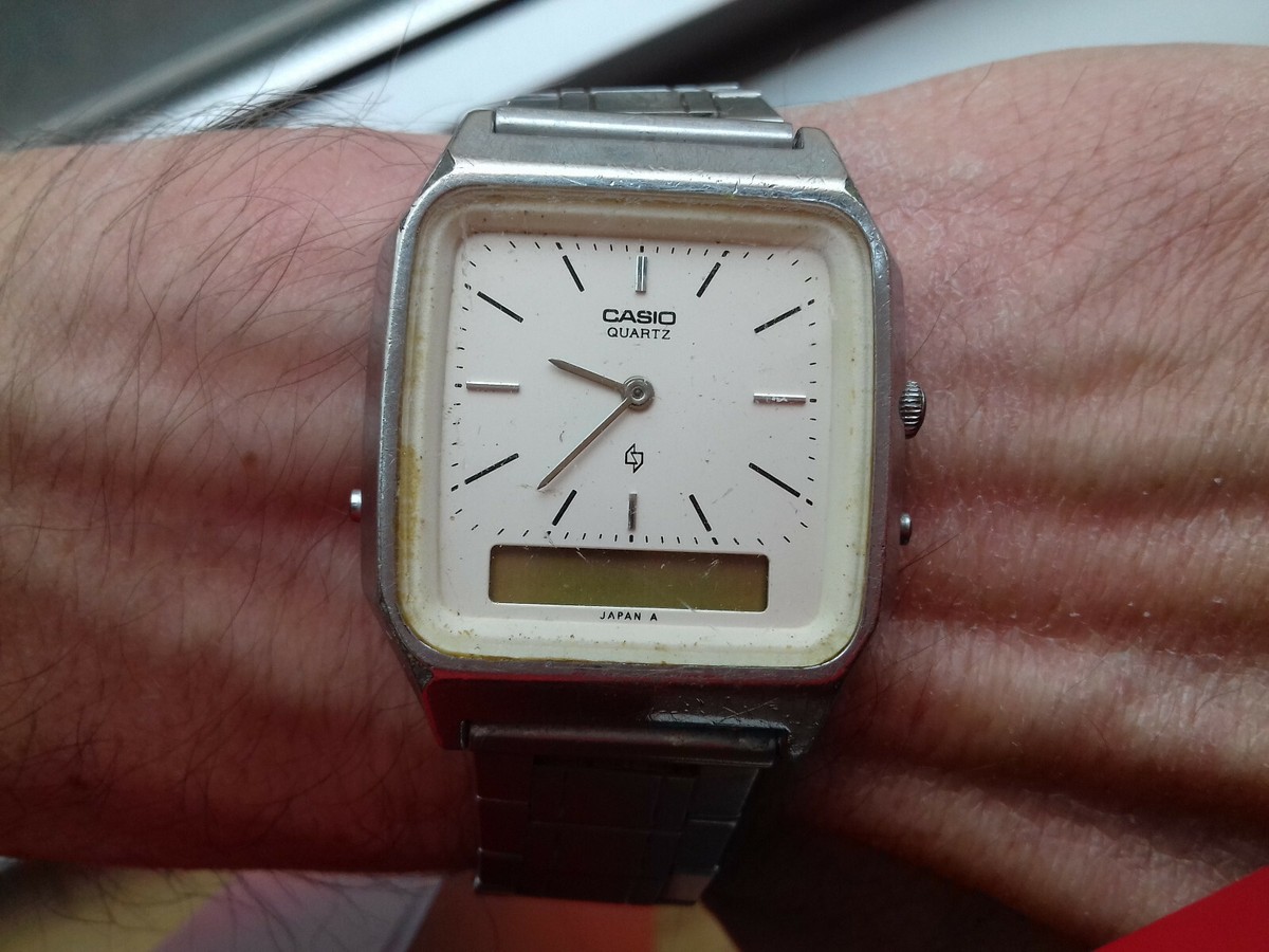 Vintage Casio AQ-321 Module 309 ANALOGIC & Digital Chronograph