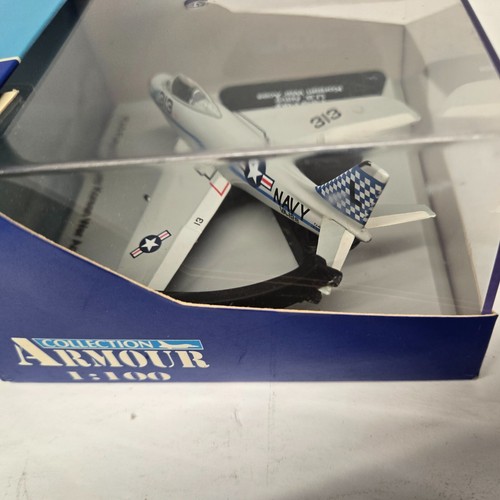 Metal Armour FJ-3 Fury US Navy Korean War Aces Diecast Airplane - Picture 10 of 10