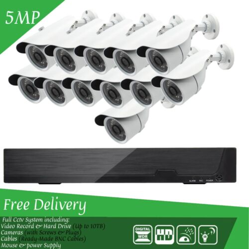SISTEMA DE CÁMARA CCTV 5MP 4/8/16 CANALES DVR EXTERIOR VISIÓN NOCTURNA KIT DE SEGURIDAD PARA EL HOGAR - Imagen 23 de 27