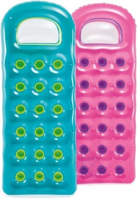 Intex 59895EU - Aufblasbare Luftmatratze mit Sichtfenster, 18 Löcher Assortiert,